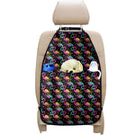 Colorful Flamingo Pattern Print Car Seat Organizers