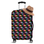 Colorful Flamingo Pattern Print Luggage Cover