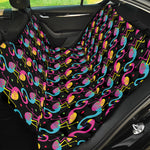 Colorful Flamingo Pattern Print Pet Car Back Seat Cover