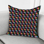 Colorful Flamingo Pattern Print Pillow Cover