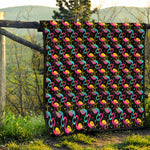 Colorful Flamingo Pattern Print Quilt