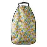 Colorful Frangipani Pattern Print Car Seat Organizers