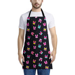 Colorful French Bulldog Print Apron