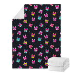 Colorful French Bulldog Print Blanket
