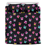 Colorful French Bulldog Print Duvet Cover Bedding Set