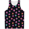 Colorful French Bulldog Print Men's Tank Top