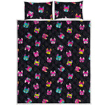 Colorful French Bulldog Print Quilt Bed Set
