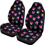 Colorful French Bulldog Print Universal Fit Car Seat Covers