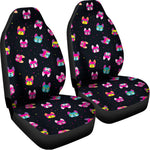 Colorful French Bulldog Print Universal Fit Car Seat Covers
