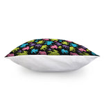 Colorful Frog Pattern Print Pillow Cover