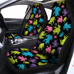 Colorful Frog Pattern Print Universal Fit Car Seat Covers