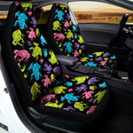 Colorful Frog Pattern Print Universal Fit Car Seat Covers
