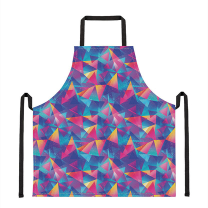 Colorful Geometric Mosaic Print Apron