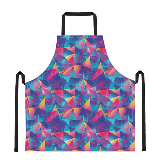 Colorful Geometric Mosaic Print Apron