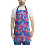 Colorful Geometric Mosaic Print Apron