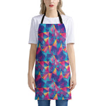 Colorful Geometric Mosaic Print Apron