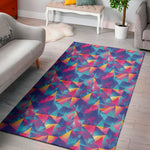 Colorful Geometric Mosaic Print Area Rug