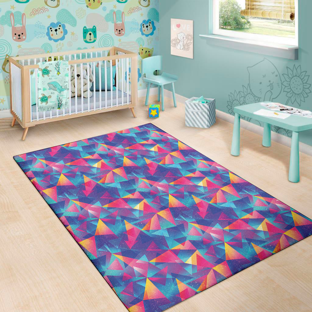 Colorful Geometric Mosaic Print Area Rug