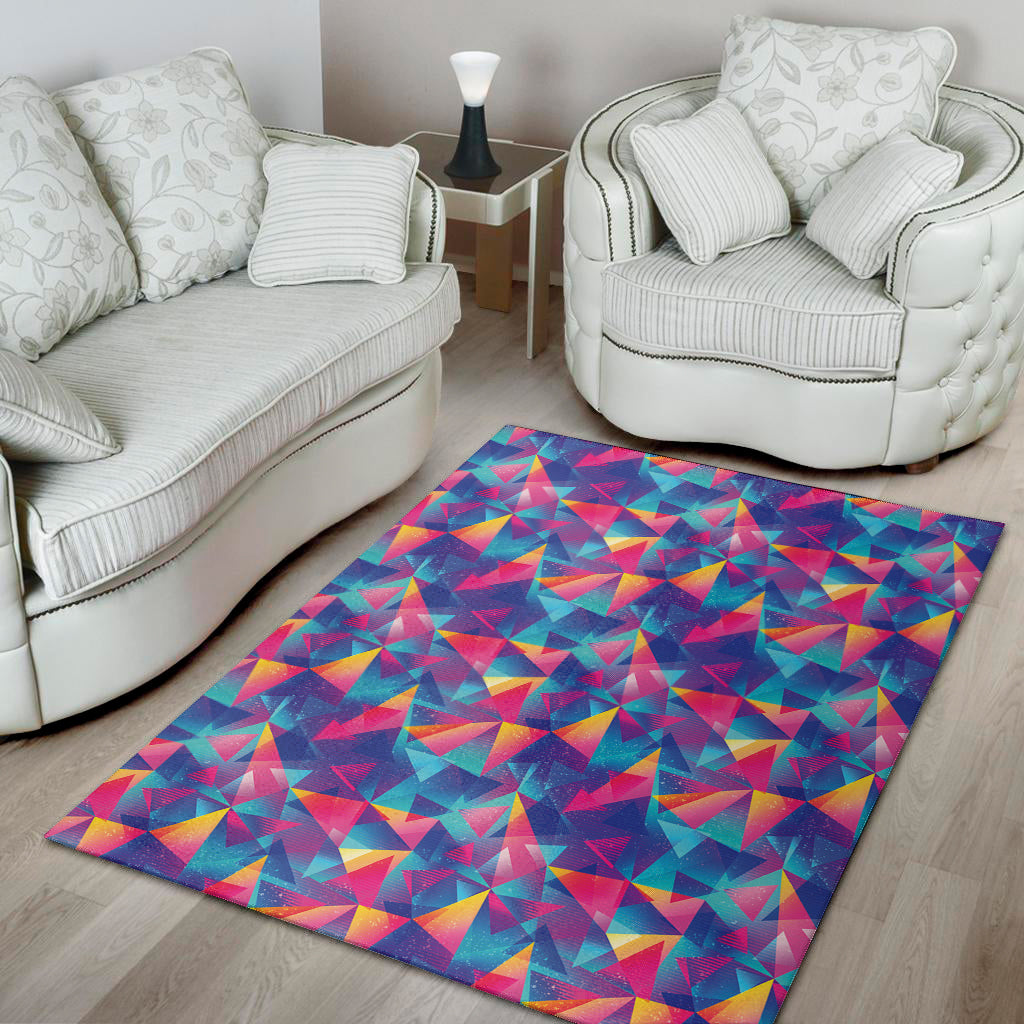 Colorful Geometric Mosaic Print Area Rug