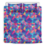 Colorful Geometric Mosaic Print Duvet Cover Bedding Set