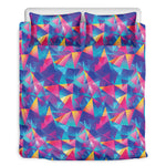 Colorful Geometric Mosaic Print Duvet Cover Bedding Set