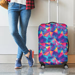 Colorful Geometric Mosaic Print Luggage Cover
