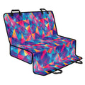 Colorful Geometric Mosaic Print Pet Car Back Seat Cover