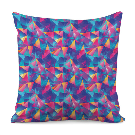 Colorful Geometric Mosaic Print Pillow Cover