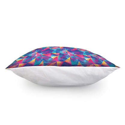 Colorful Geometric Mosaic Print Pillow Cover