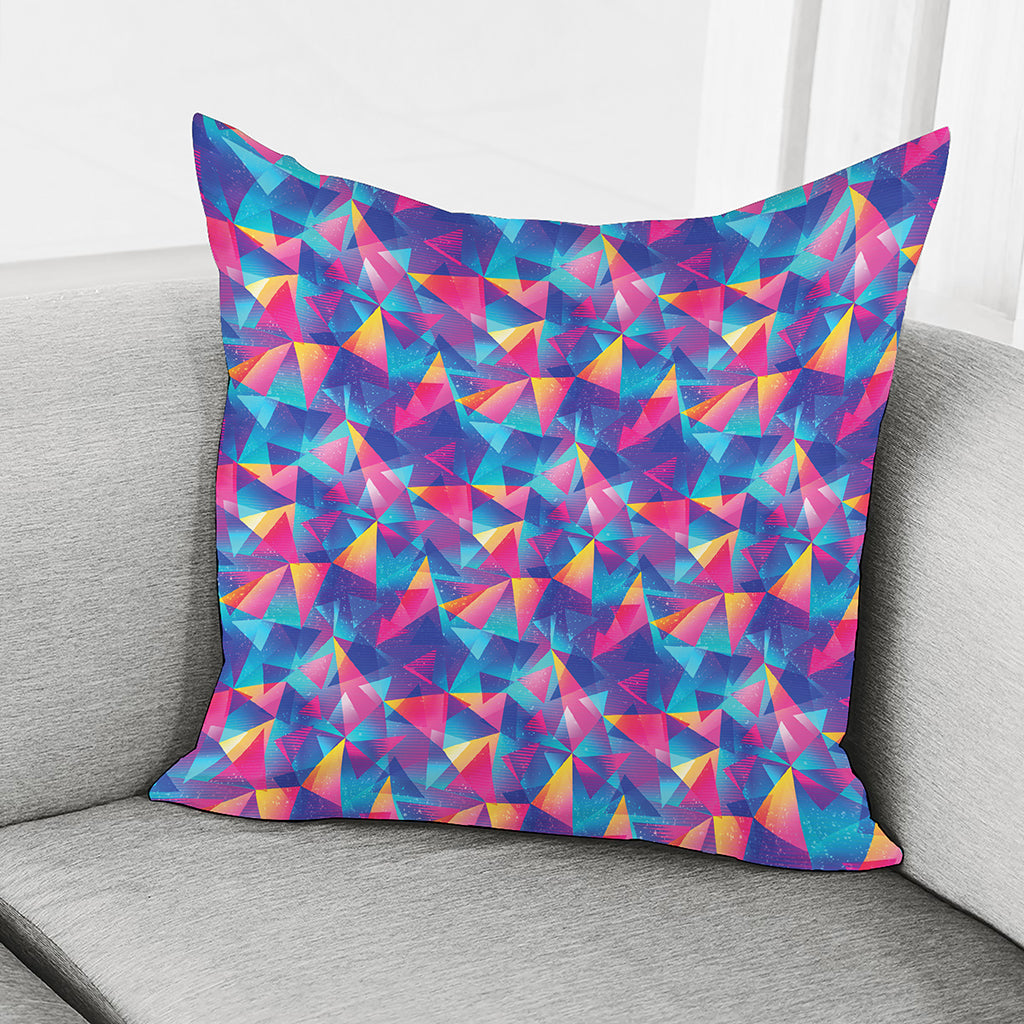 Colorful Geometric Mosaic Print Pillow Cover