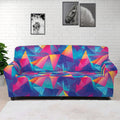 Colorful Geometric Mosaic Print Sofa Cover
