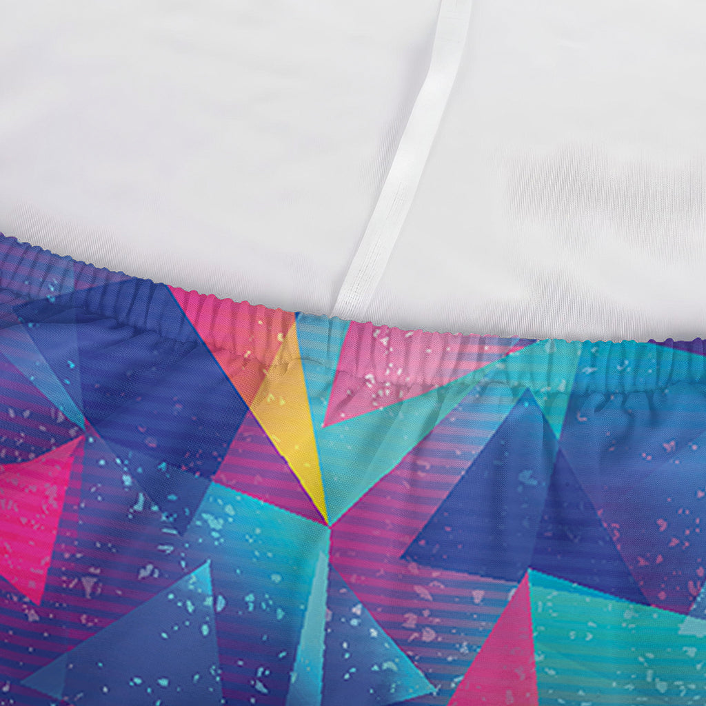 Colorful Geometric Mosaic Print Sofa Cover