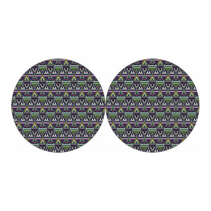 Colorful Geometric Native Navajo Print Car Coasters