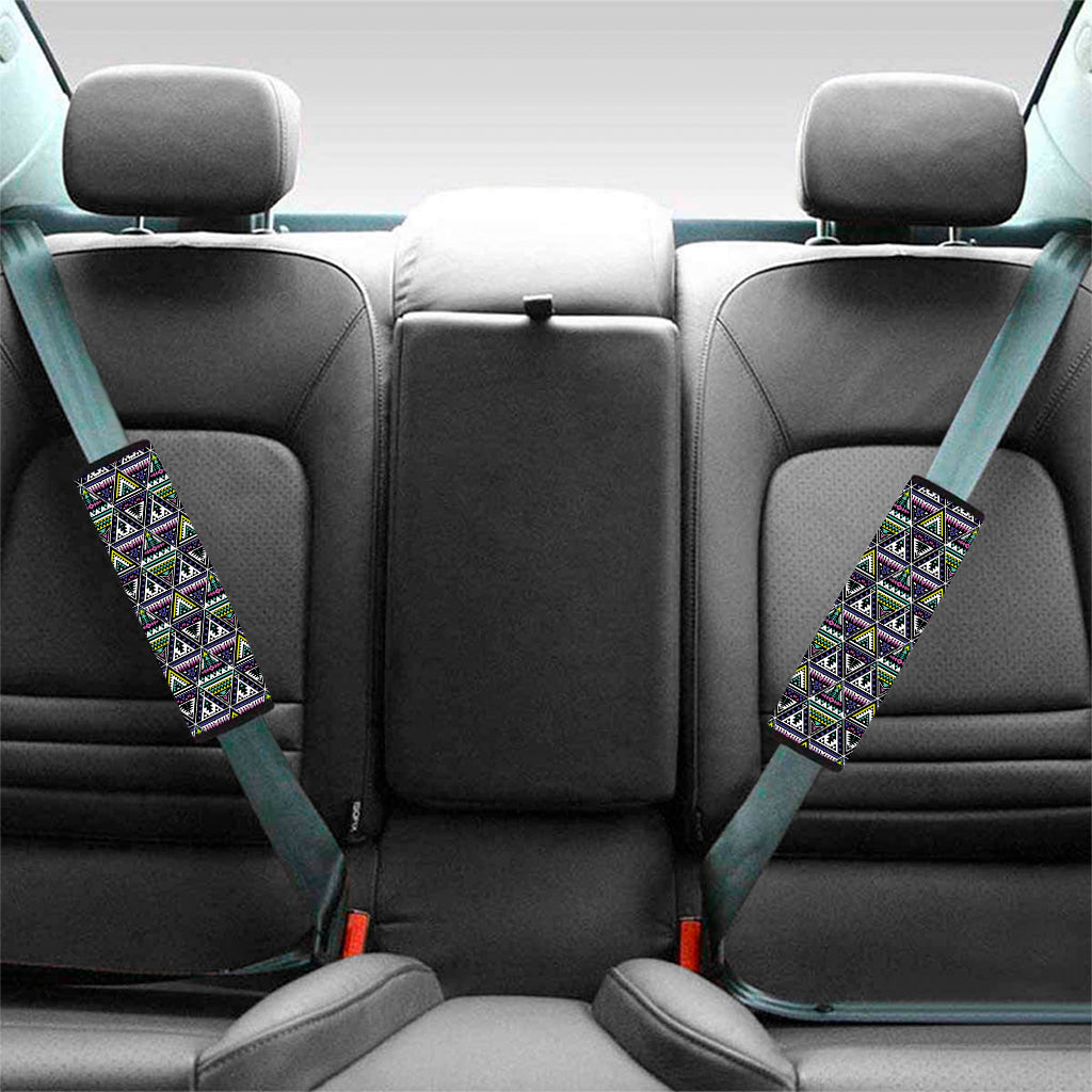 Colorful Geometric Native Navajo Print Car Seat Belt Covers