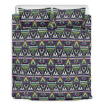 Colorful Geometric Native Navajo Print Duvet Cover Bedding Set