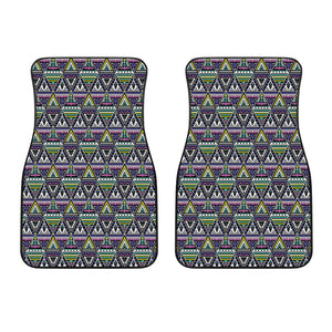 Colorful Geometric Native Navajo Print Front Car Floor Mats