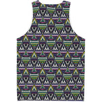 Colorful Geometric Native Navajo Print Men's Tank Top