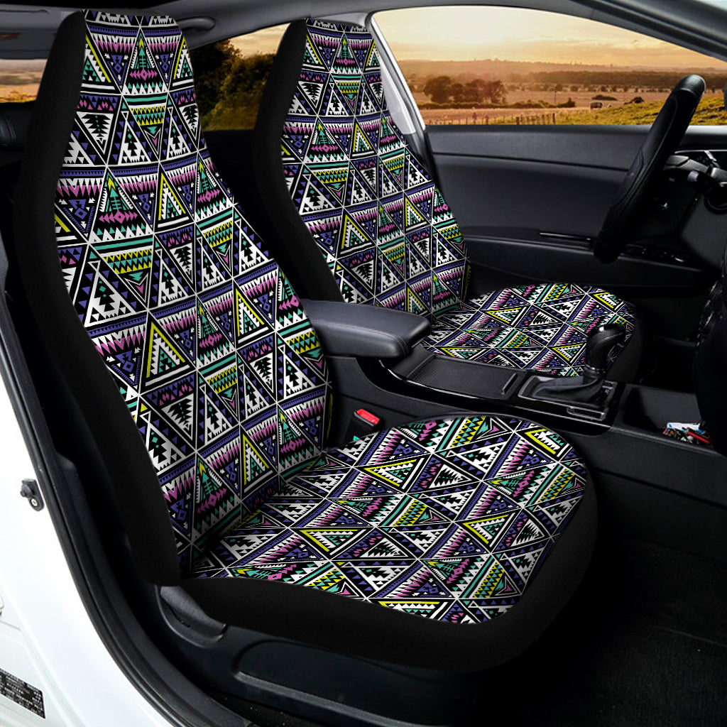 Colorful Geometric Native Navajo Print Universal Fit Car Seat Covers