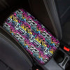 Colorful Geometric Tribal Pattern Print Car Center Console Cover