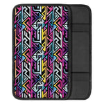 Colorful Geometric Tribal Pattern Print Car Center Console Cover