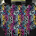 Colorful Geometric Tribal Pattern Print Pet Car Back Seat Cover