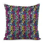 Colorful Geometric Tribal Pattern Print Pillow Cover