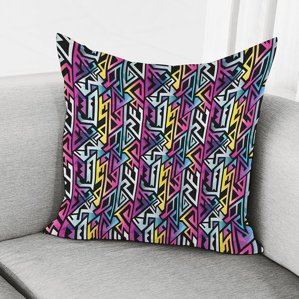 Colorful Geometric Tribal Pattern Print Pillow Cover