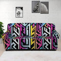 Colorful Geometric Tribal Pattern Print Sofa Cover