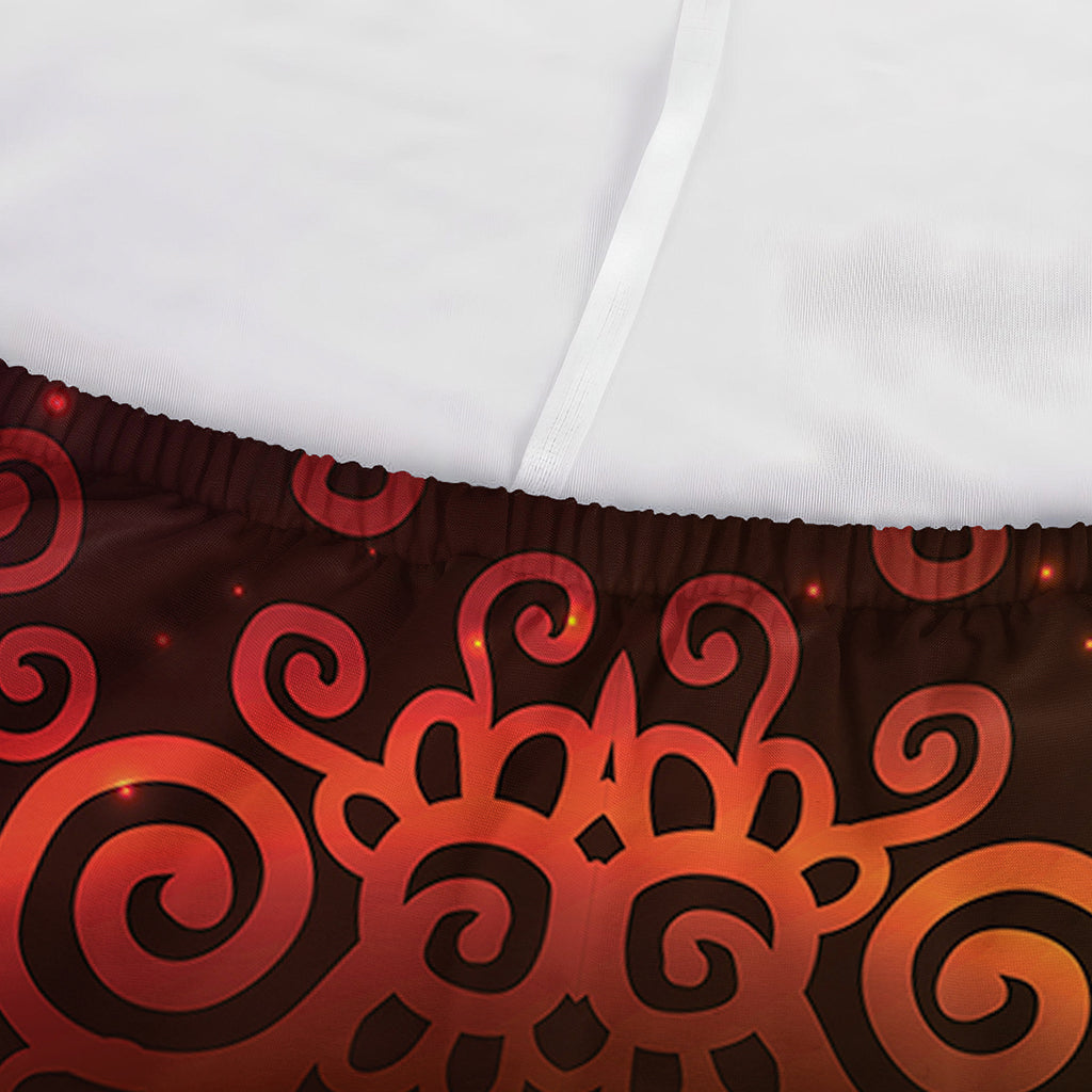 Colorful Gradient Mandala Print Sofa Cover