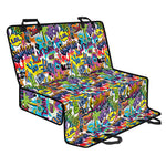 Colorful Graffiti Pattern Print Pet Car Back Seat Cover