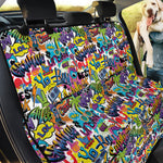 Colorful Graffiti Pattern Print Pet Car Back Seat Cover