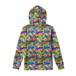 Colorful Graffiti Pattern Print Pullover Hoodie