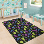 Colorful Grapes Pattern Print Area Rug