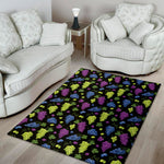 Colorful Grapes Pattern Print Area Rug